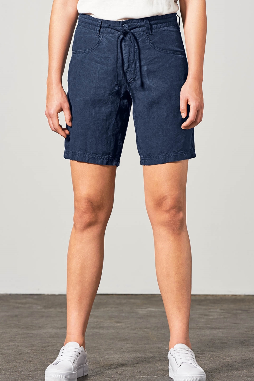 HempAge Damen vegan Shorts In Marineblau
