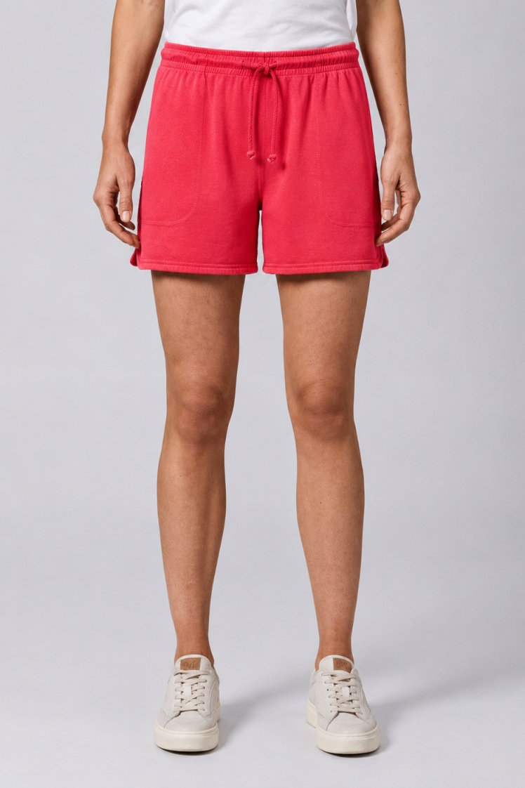 Hempage womens vegan Shorts Pique Jersey Magnolia Pink