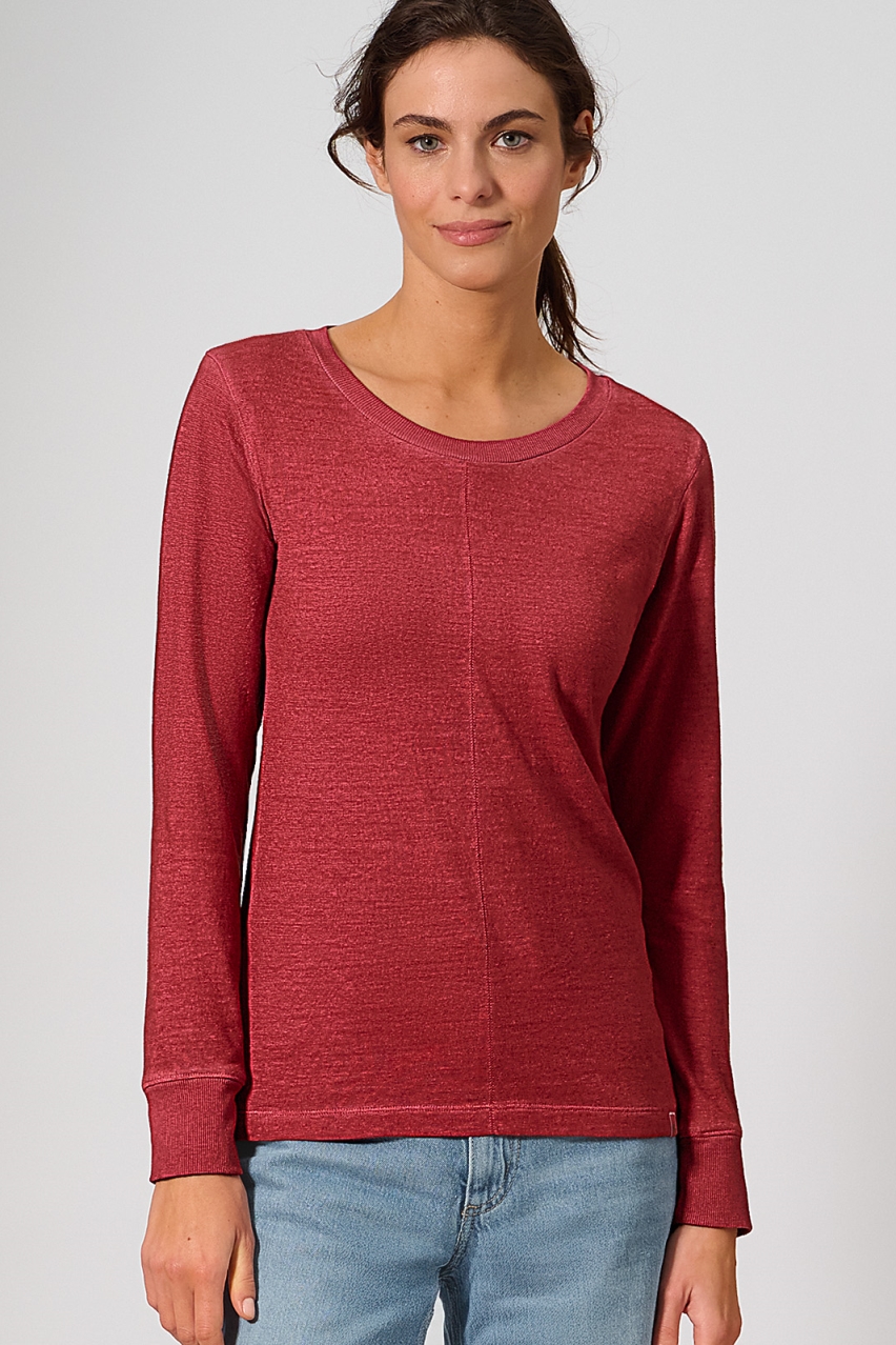 HempAge Damen vegan Langarmshirt Ruby