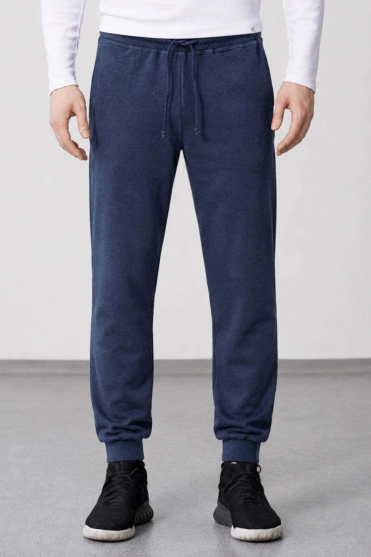HempAge Herren vegan Jogginghose Hemp Organic Cotton Navy