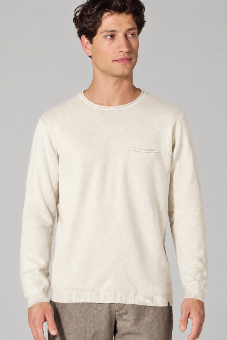 HempAge Herren vegan Pullover Summer Natural