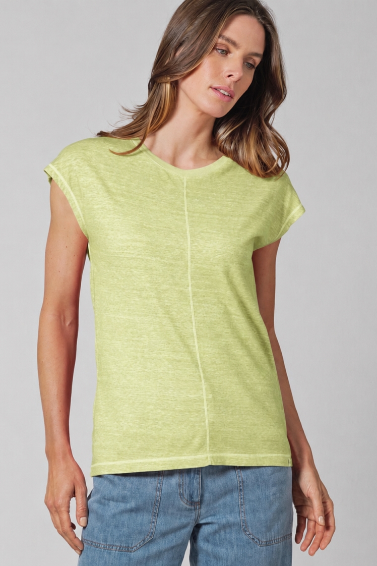 HempAge Damen vegan T-Shirt Mit Ziern&Atilde;&curren;hten Bambusgr&Atilde;&frac14;n