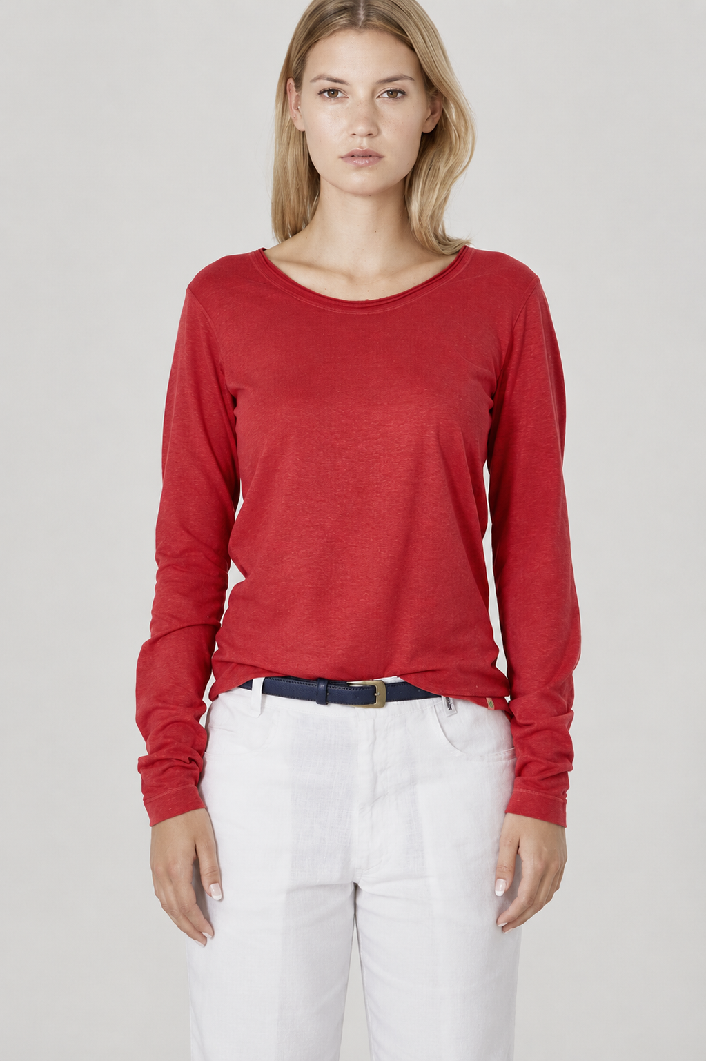 HempAge Damen vegan Langarm T-Shirt Ruby