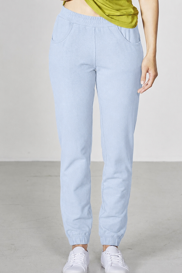 HempAge Damen vegan Freizeithose In Clearsky Blau