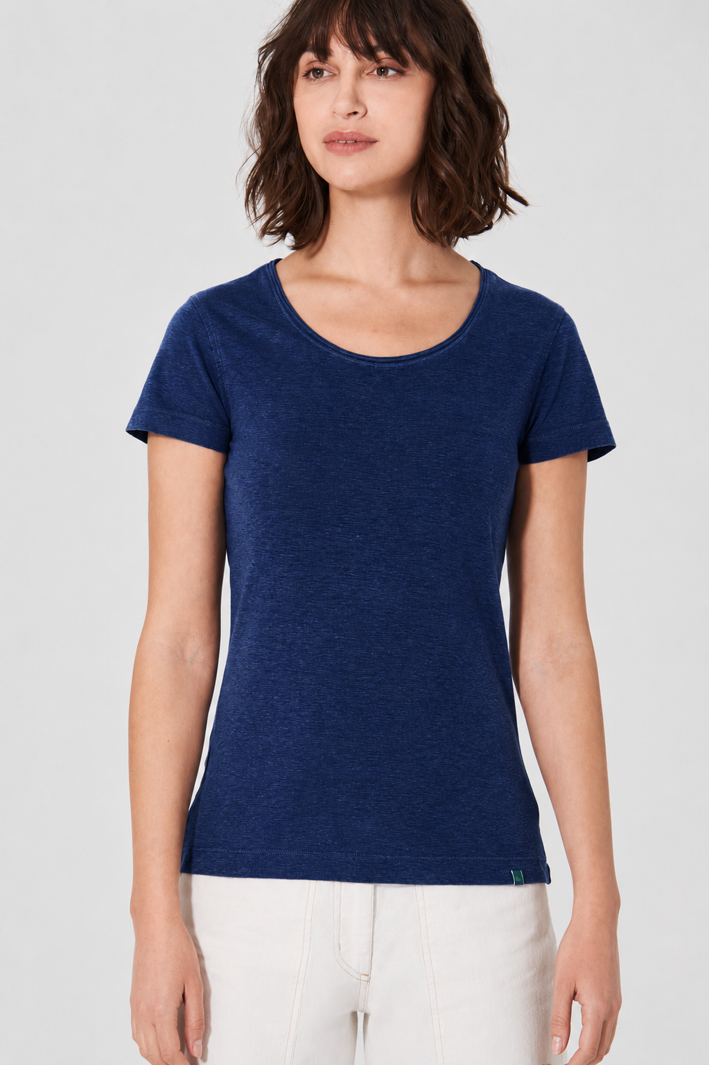 HempAge Damen vegan T-Shirt Airy Night In Marineblau