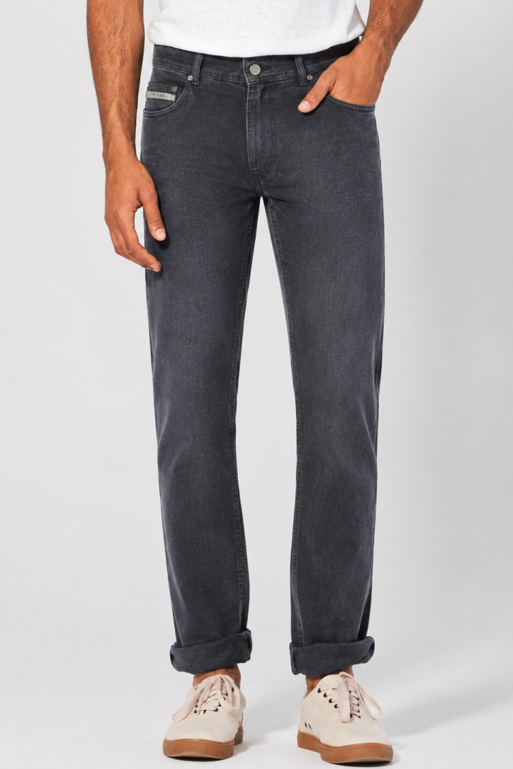 HempAge Herren vegan Jeans Anthrazit