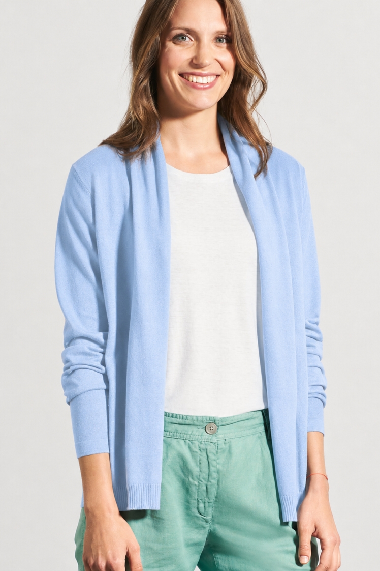 Hempage Damen vegan Leichte Wasserabweisende Strickjacke