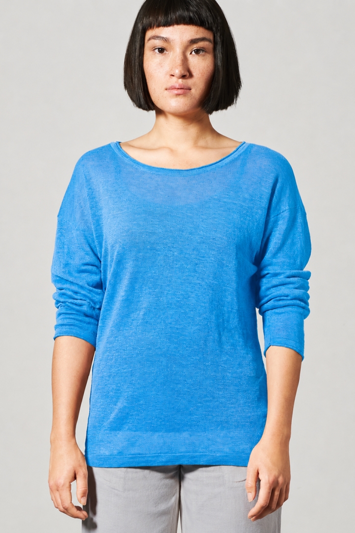 HempAge Damen vegan Pullover Airy Topaz