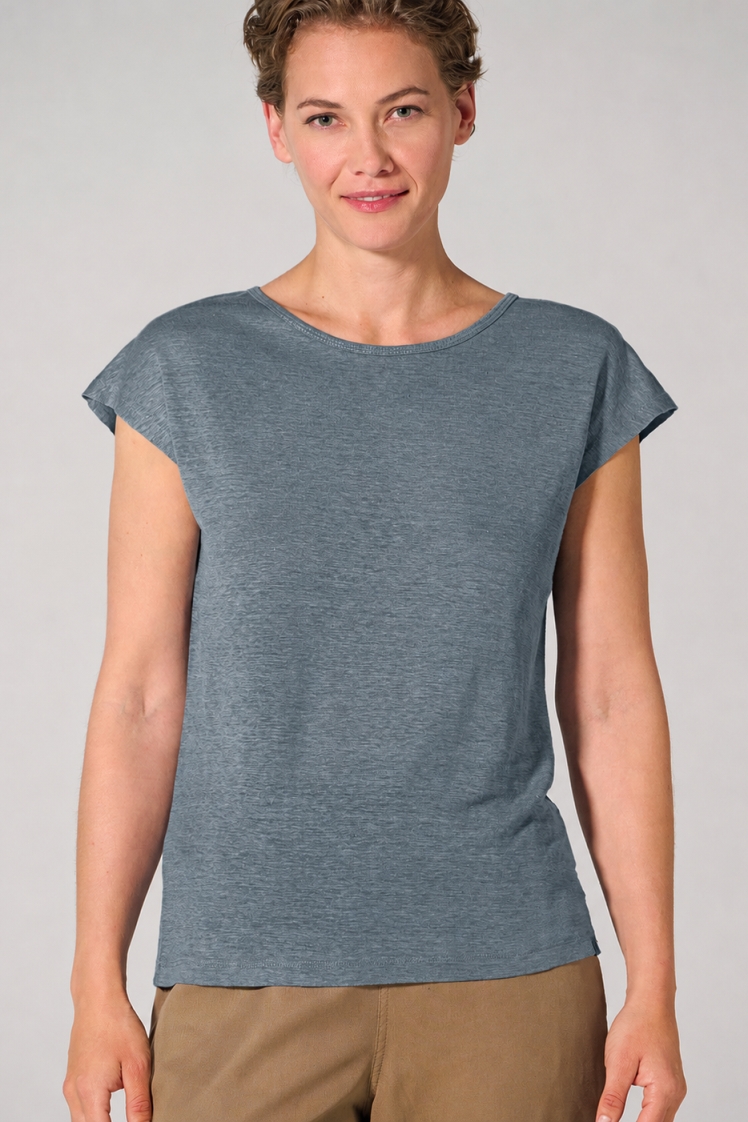 HempAge Damen vegan T-Shirt Regular Fit Anthrazit