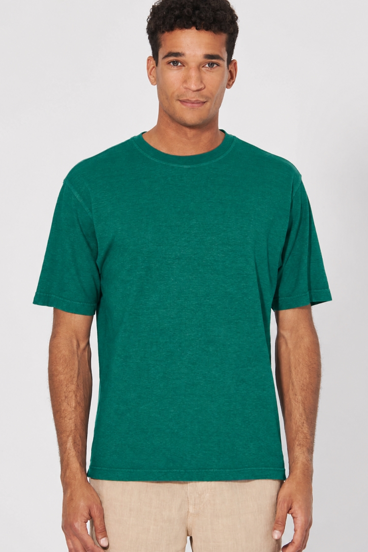 HempAge Herren vegan T-Shirt Basic Jungle Gr&Atilde;&frac14;n