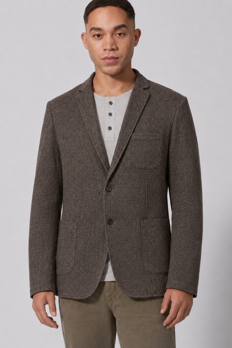 Hempage men vegan Blazer Twill Mocca