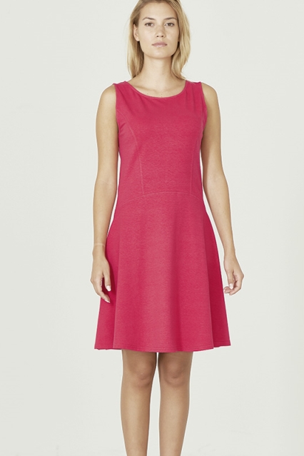 HempAge Damen vegan Jersey Kleid Summer Magnolia