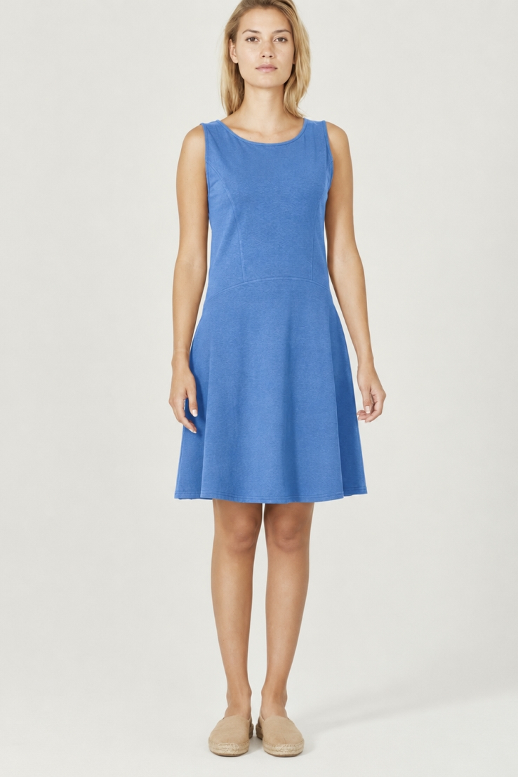 HempAge Damen vegan Kleid Aus Jersey Summer Ocean