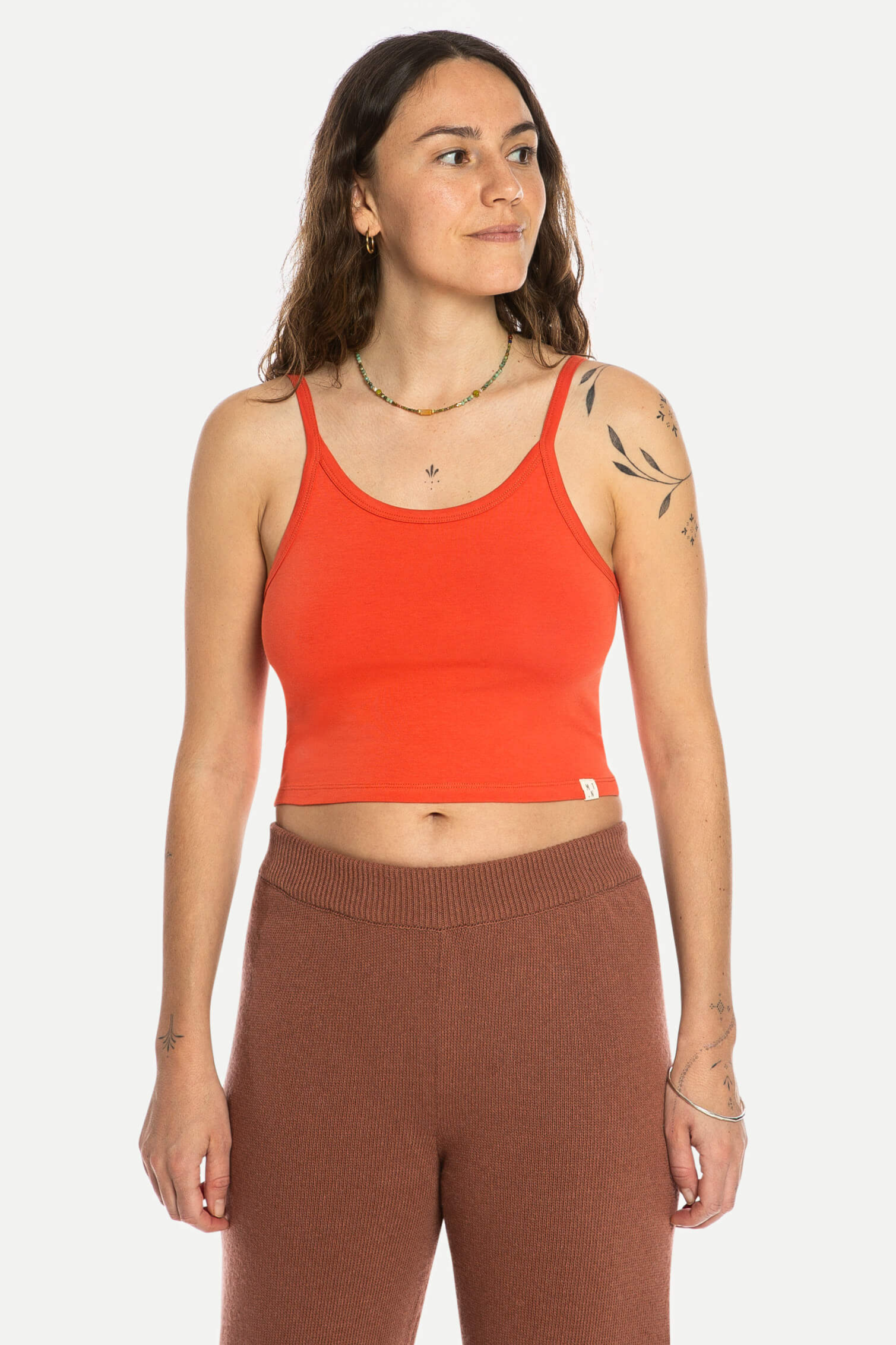 MATONA womens vegan Crop Top Basic Grenadine