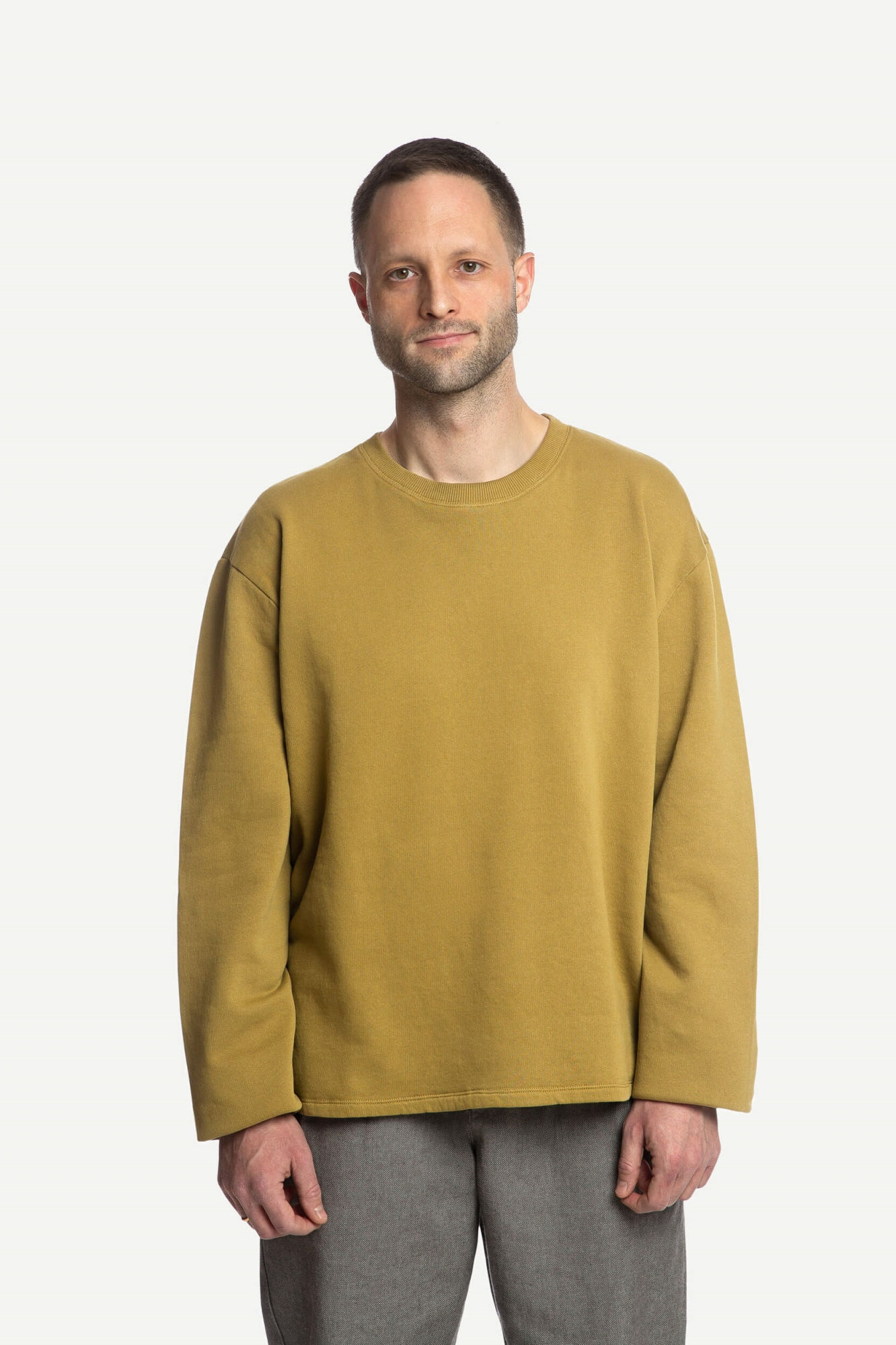 MATONA Herren vegan Fleece Shirt Gold