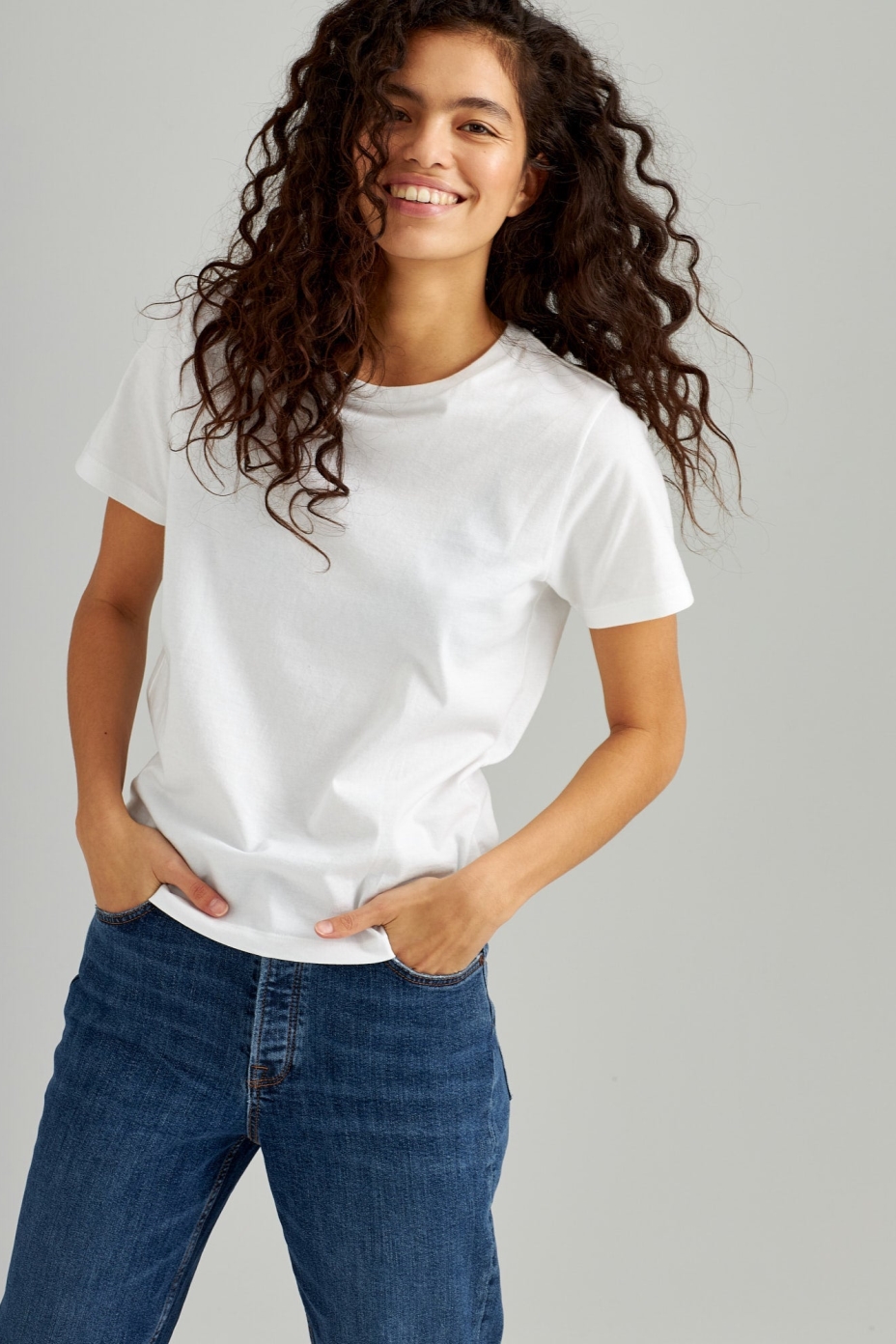 THOKKTHOKK Damen vegan 10er-Pack T-Shirts Wei&Atilde;Ÿ