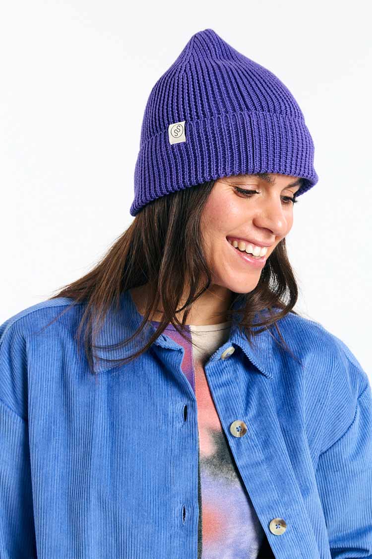 SUITE13LAB womens vegan Beanie Zion Royal Blue