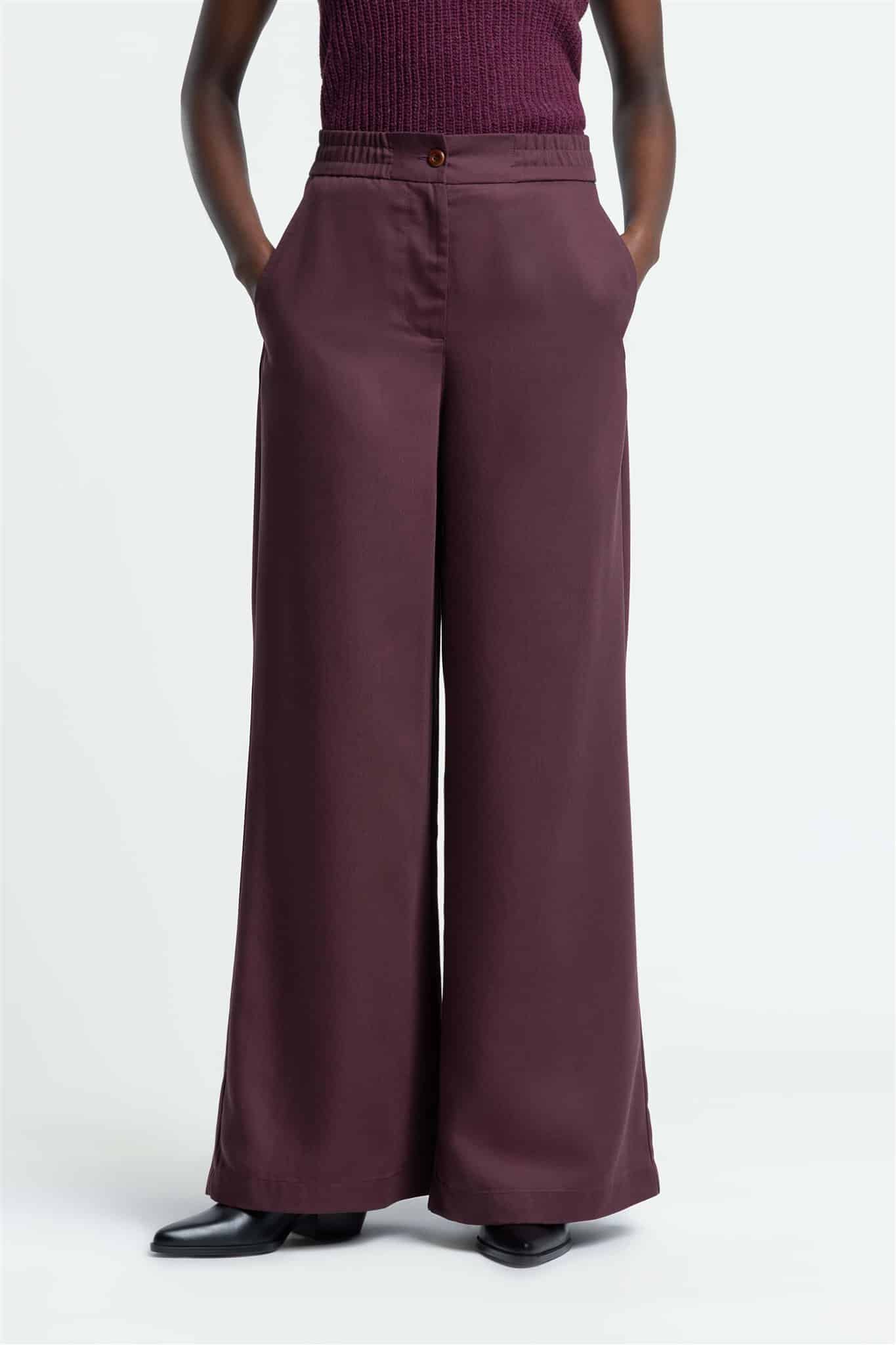 Kings of Indigo womens vegan Pants Lilian Purple