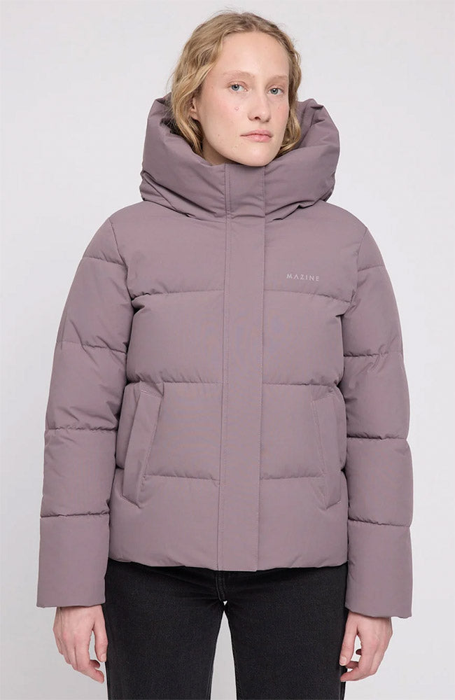 Mazine womens vegan Puffer Jacket Basic Sparrow Purple