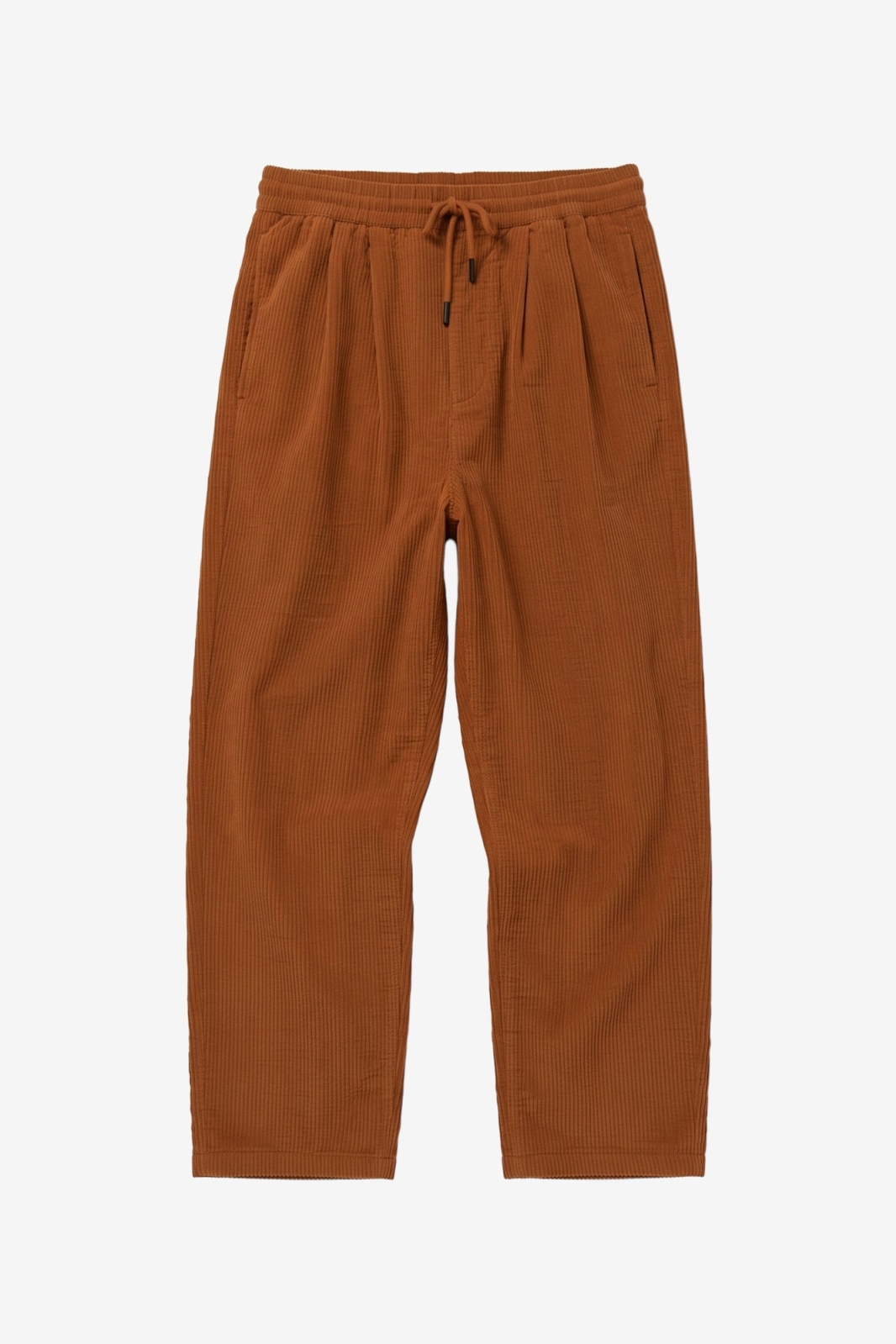 KnowledgeCotton Apparel Damen vegan Hose Hazy Relaxed Aus Cord Lion Braun