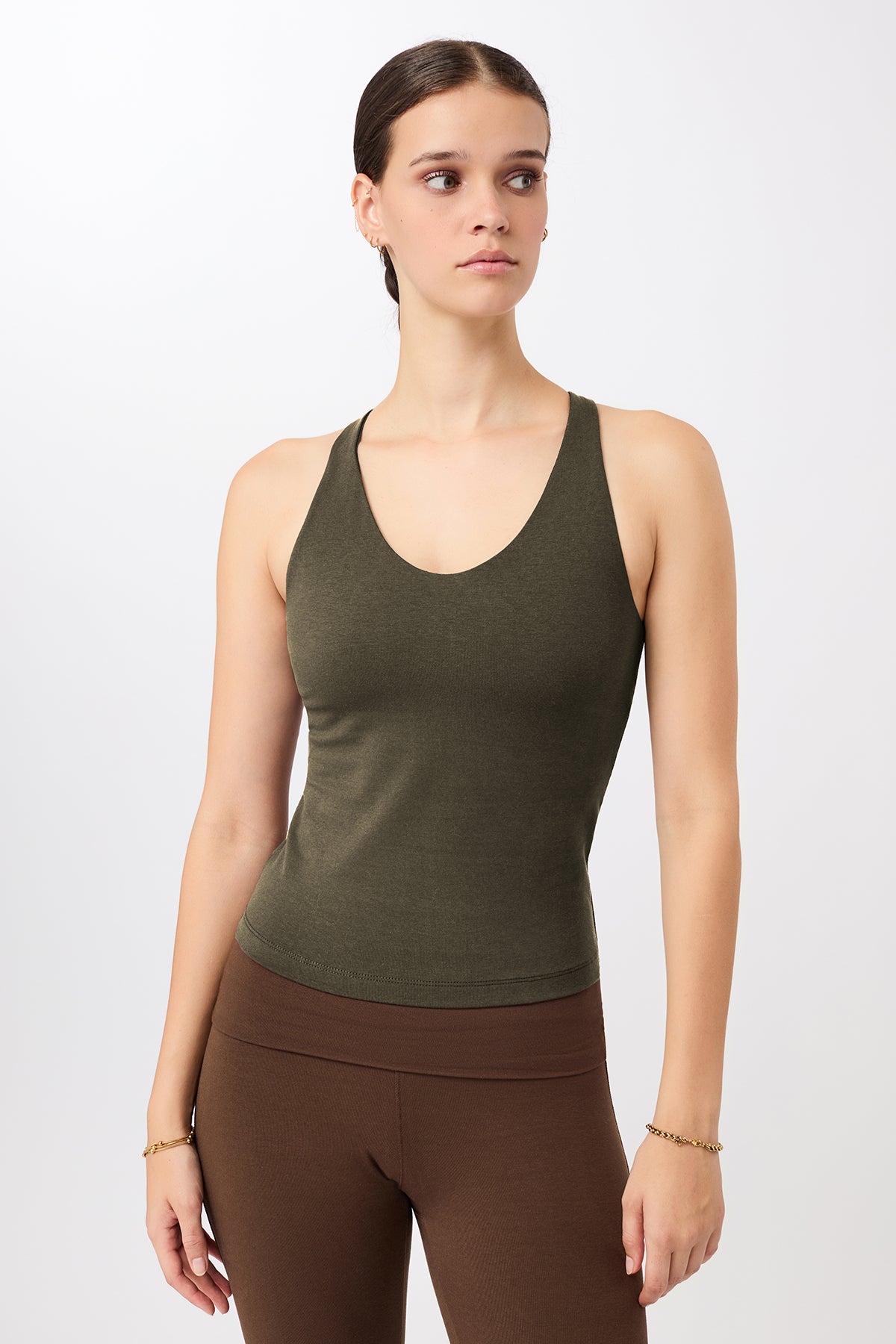 MANDALA womens vegan Sports Top All Sports Leaf Green