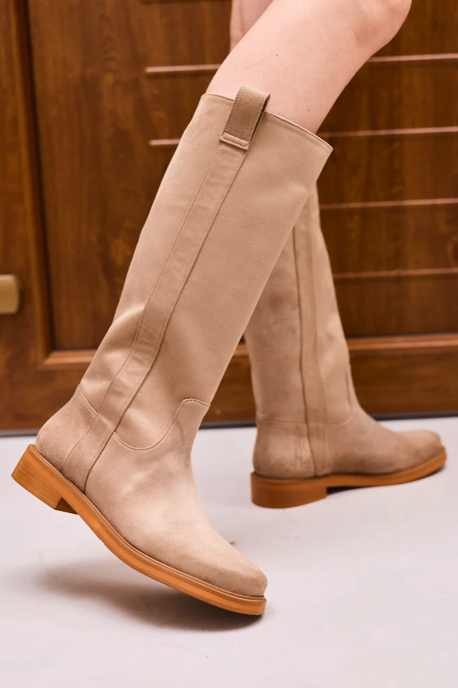 Minuit Sur Terre womens vegan Boots Ame Sand