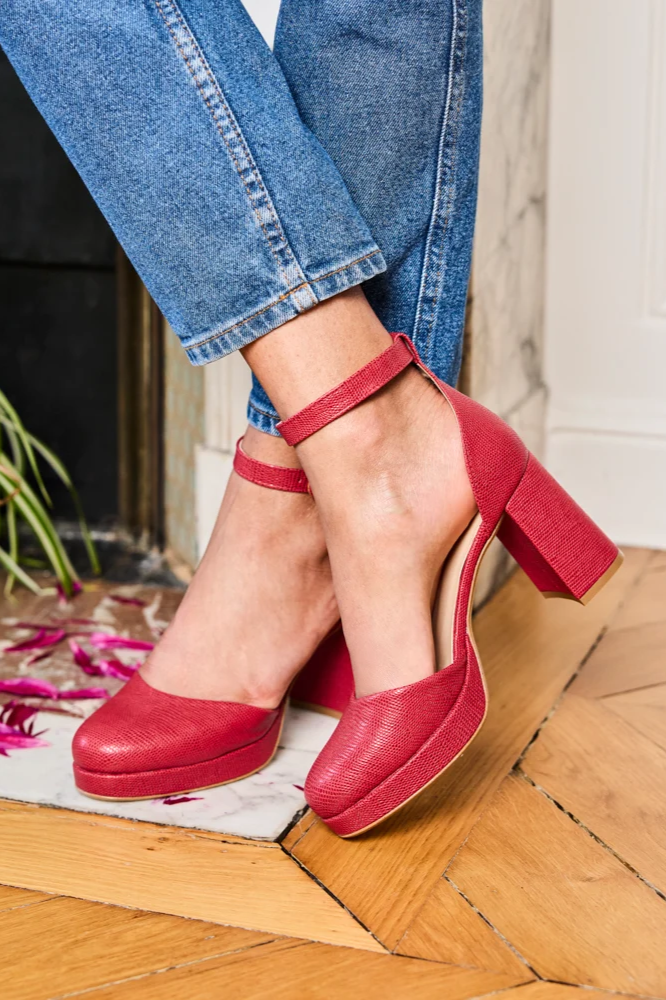Minuit Sur Terre Damen vegan Schuhe Von Soupir In Pfingstrosenrosa