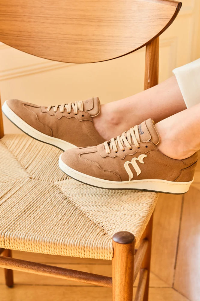 Minuit Sur Terre men vegan Sneakers Ubac Mocha Brown