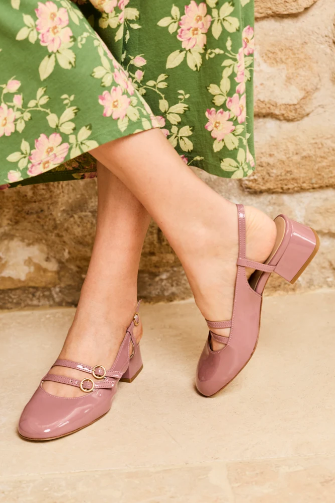 Minuit Sur Terre Damen vegan Sandalen Harmonie Ballet Pink