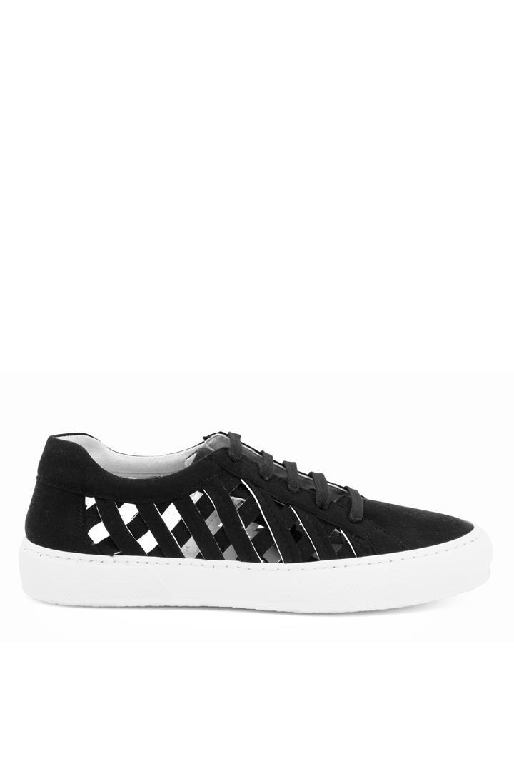 Image of Noah dames vegan Sneaker For Her & Him Charlie Suede - Black