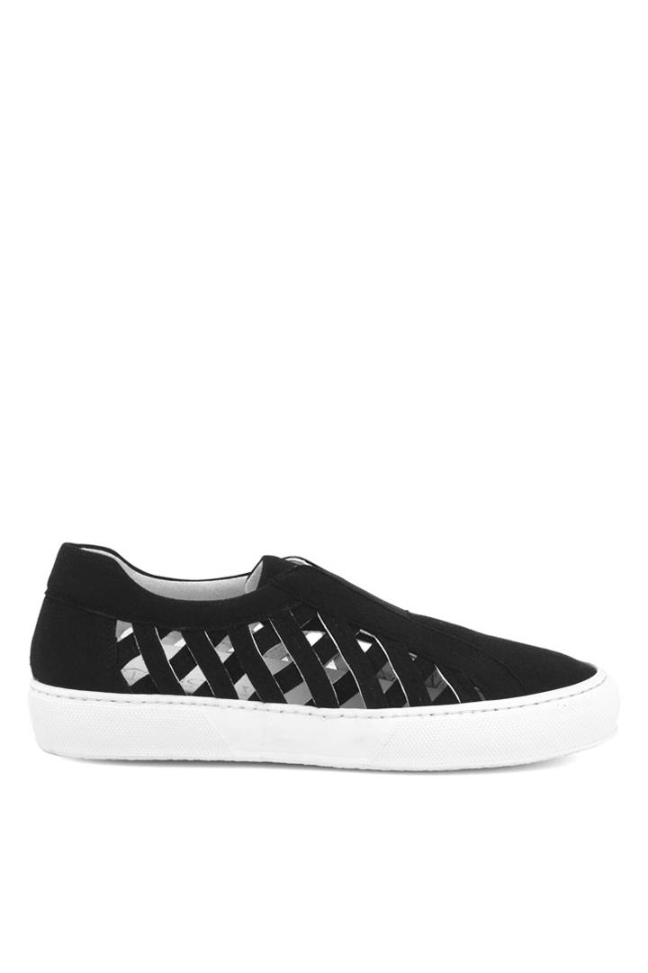 Image of Noah dames vegan Sneaker For Her & Him Elie Suede - Black