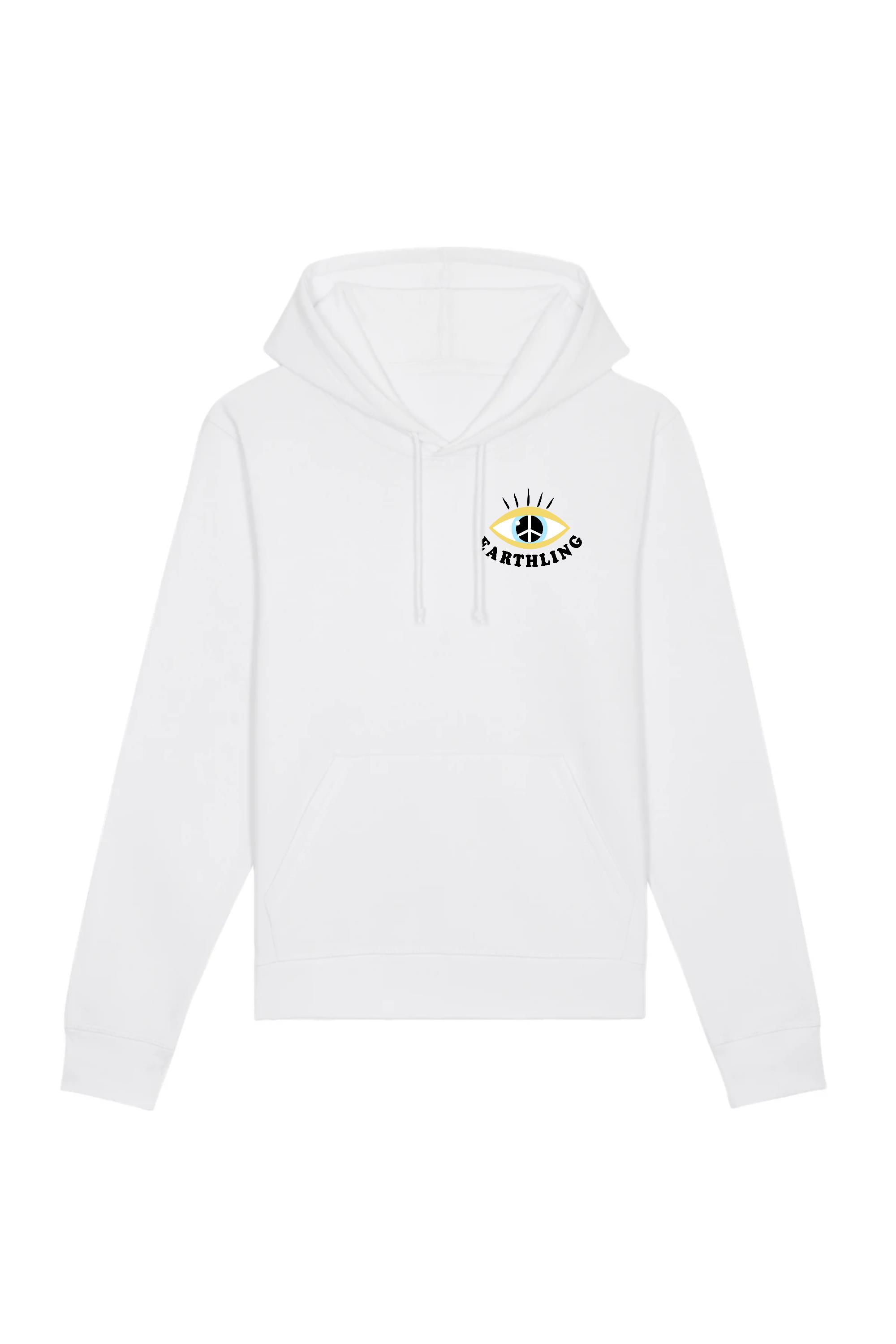 Image of Oat Milk Club dames vegan Earthling - Biologisch Katoen Hoodie Wit