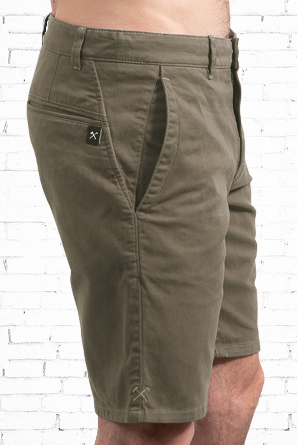 The Driftwood Tales Herren vegan Kurze Chino Beige