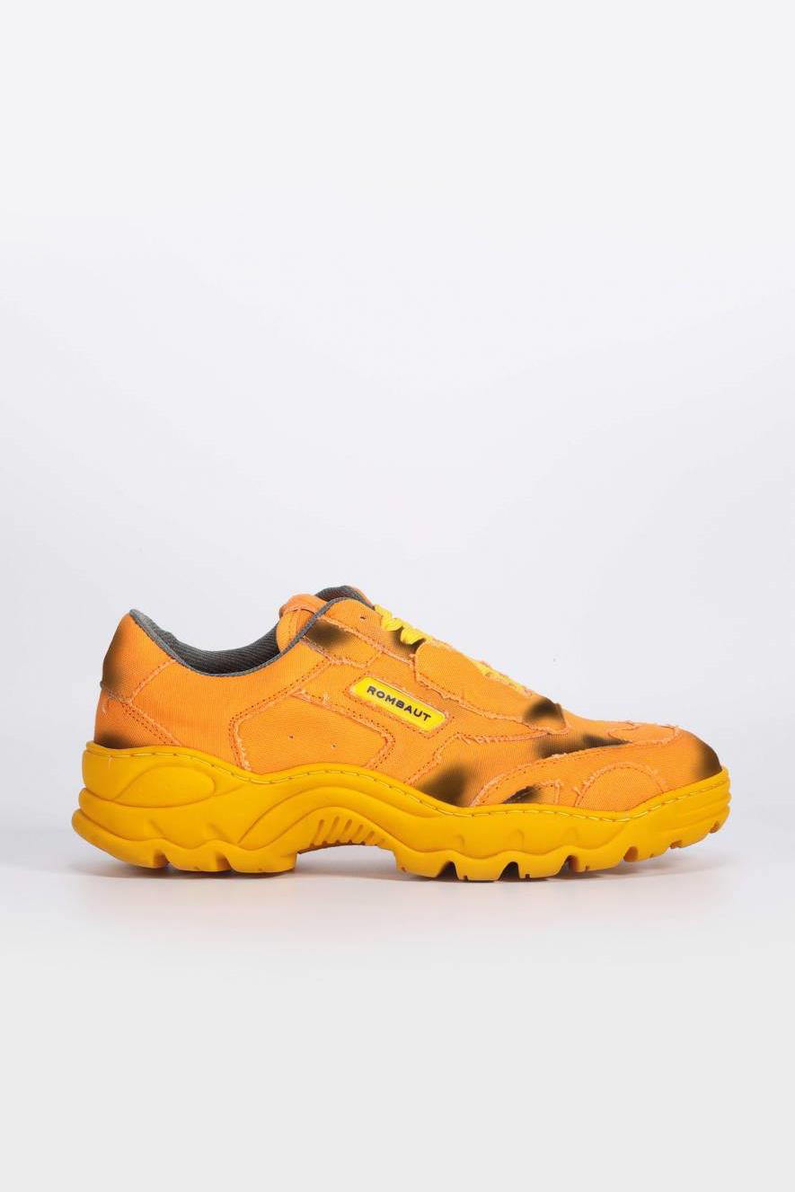 Image of Rombaut mannen vegan Sneakers Boccaccio Oranje