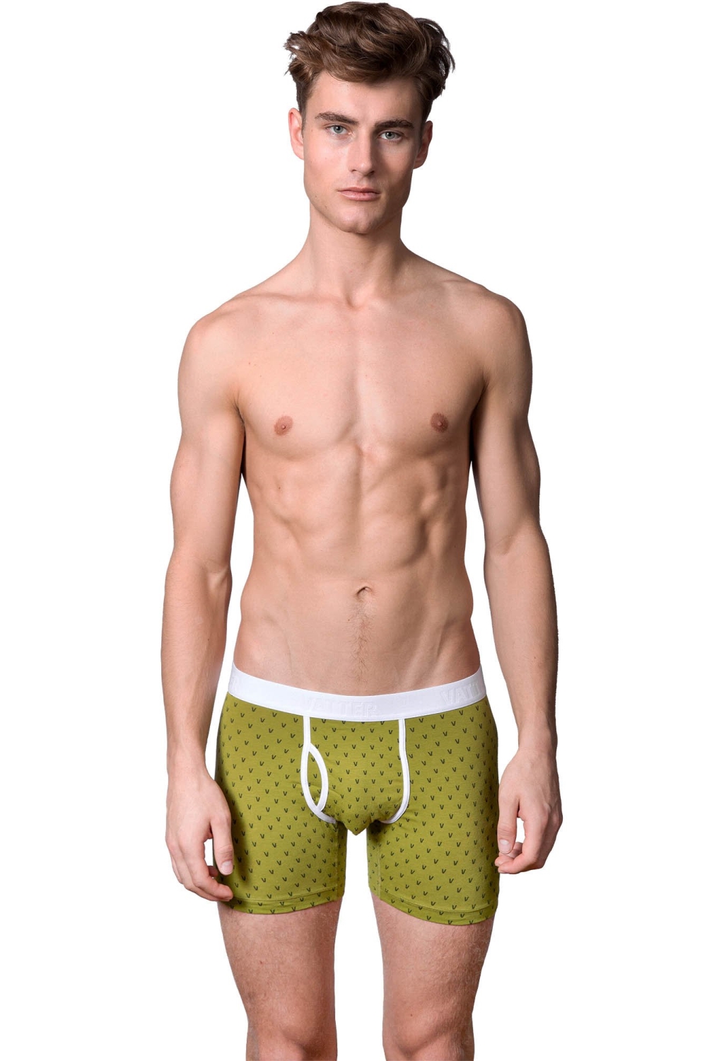 VATTER men vegan Boxer Briefs Classy Claus Green V