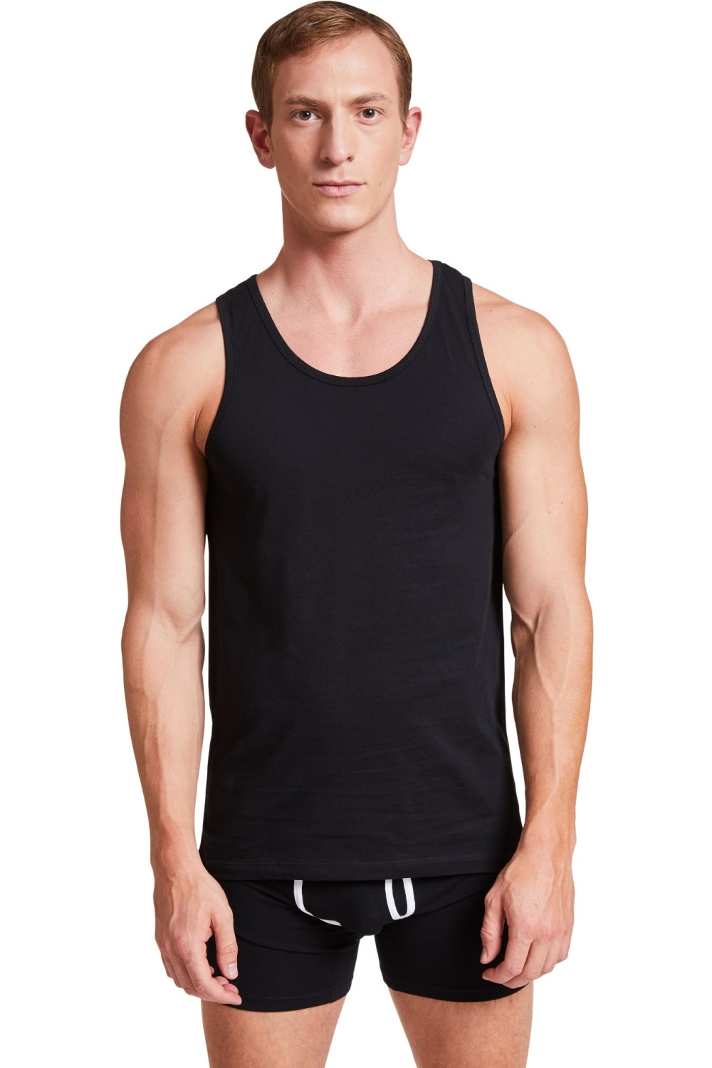 VATTER men vegan Tank Top Tony Black