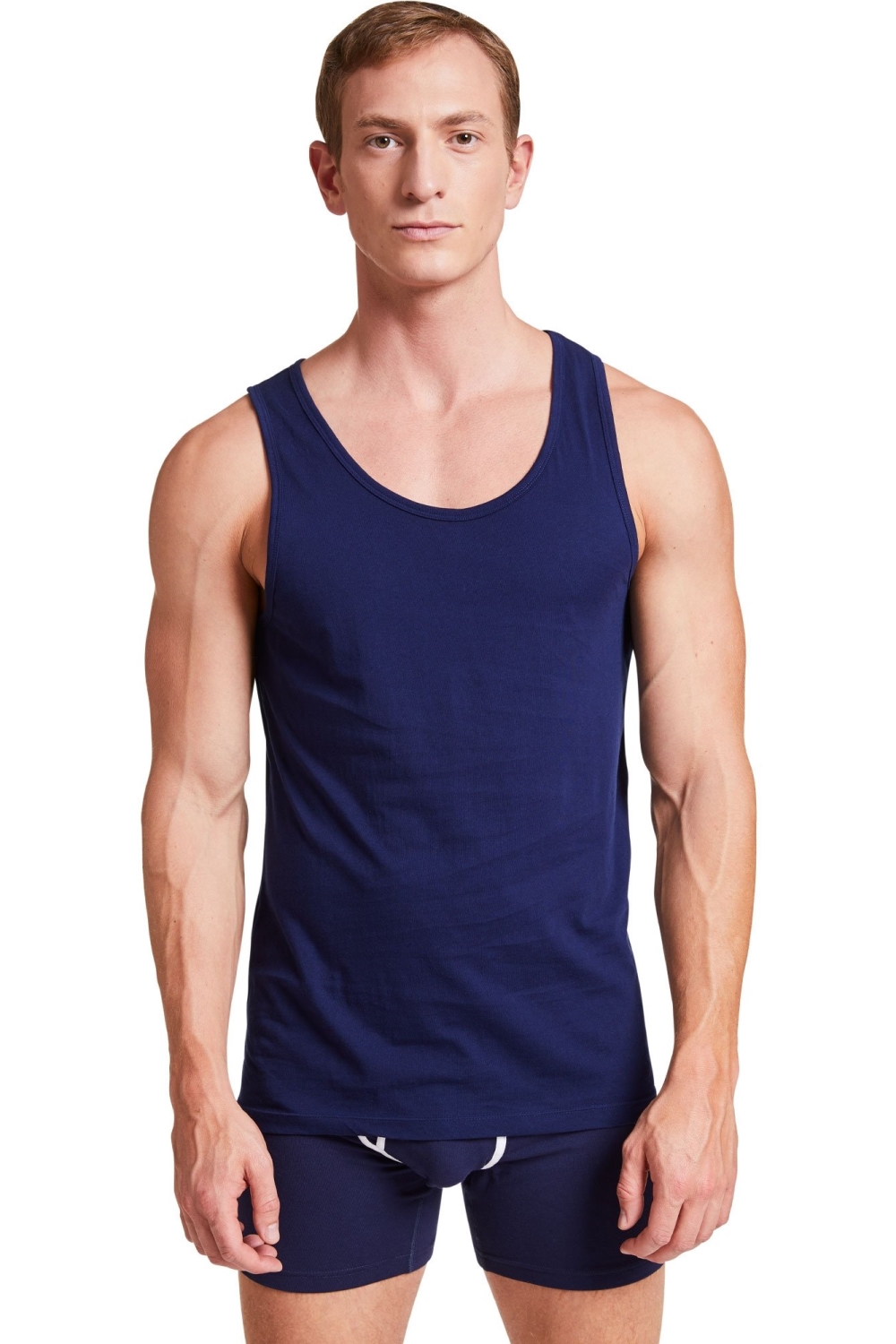 VATTER men vegan Tank Top Tough Tony Navy