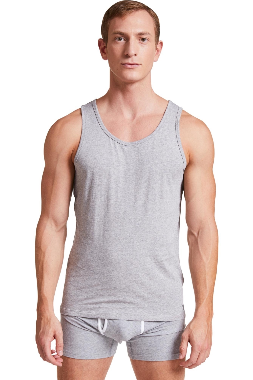 VATTER men vegan Tank Top Tony Grey