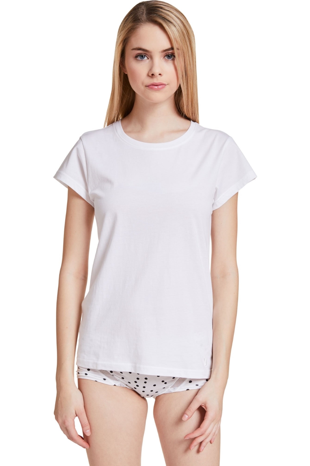 VATTER womens vegan T-Shirt Daisy White