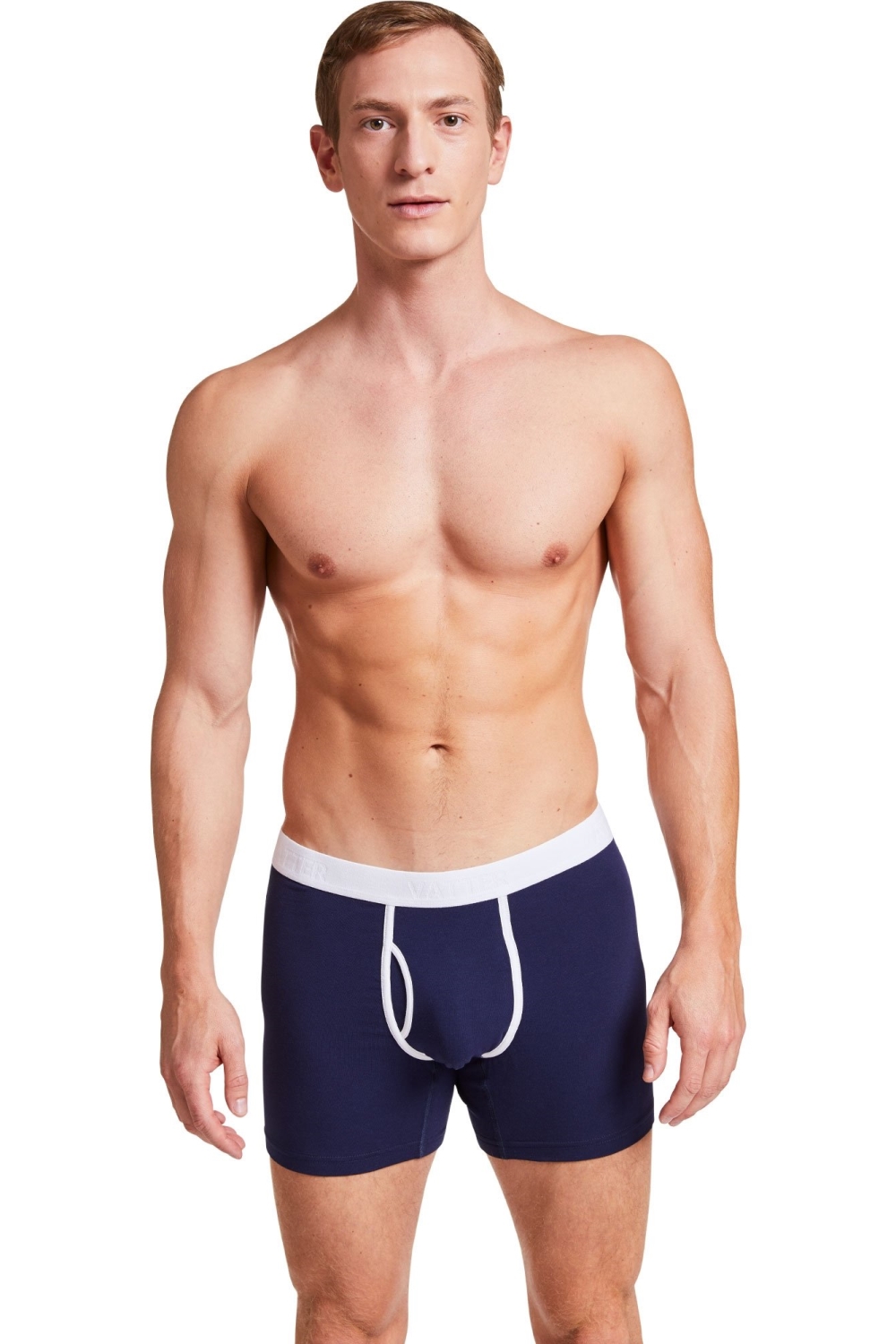 VATTER men vegan Boxer Briefs Classy Claus Navy