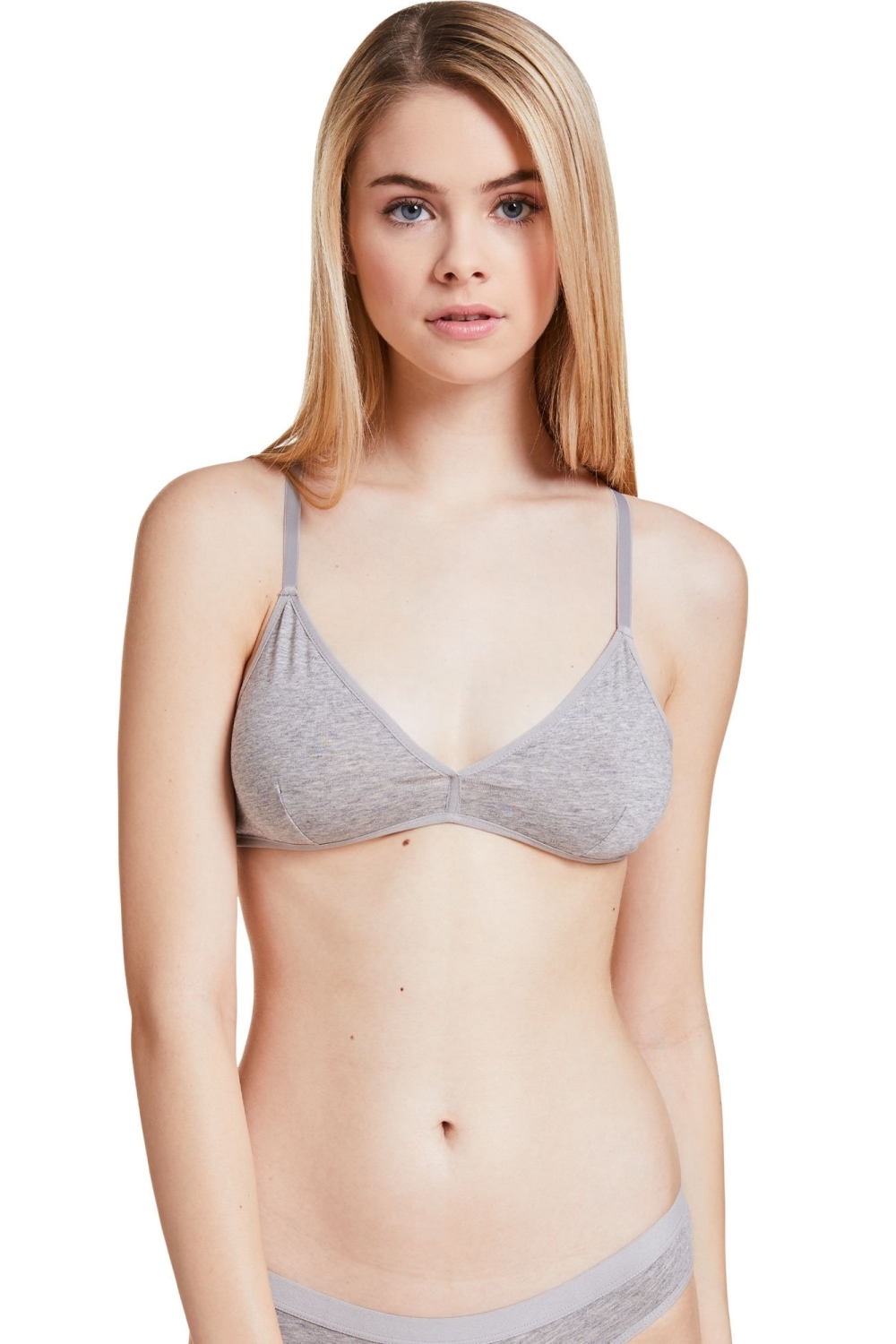 VATTER womens vegan Bralette Frida Grey