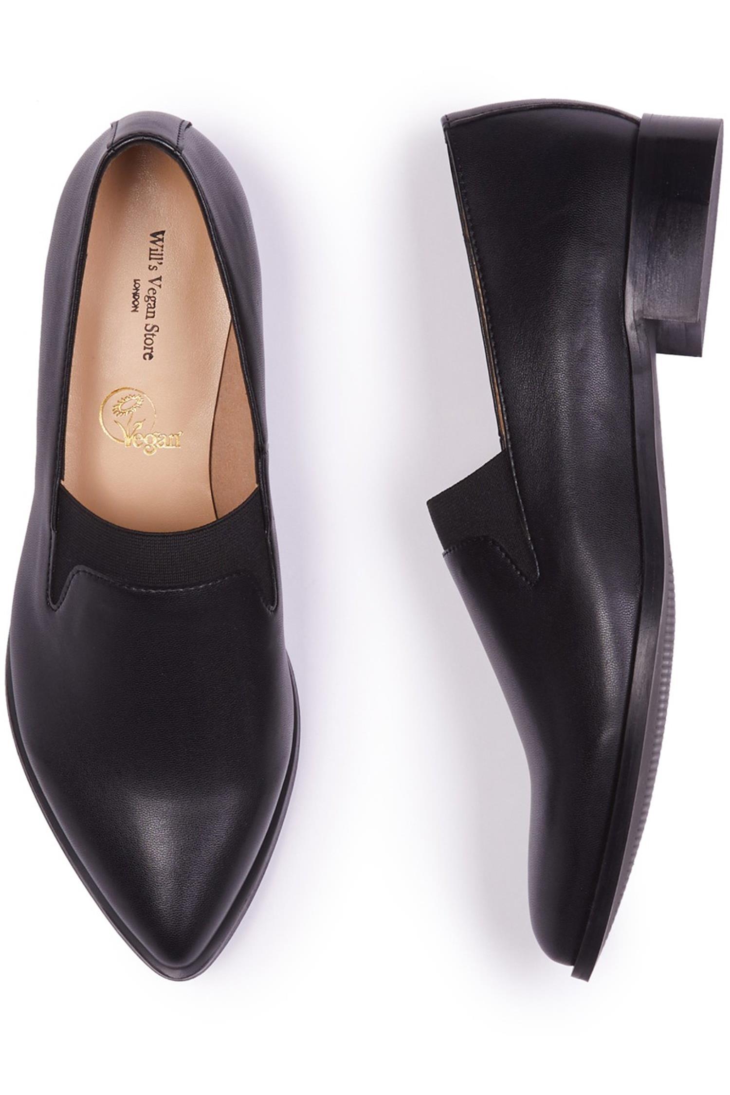 41447 - Wills Vegan Store Damen vegan Loafer The Derby Schwarz