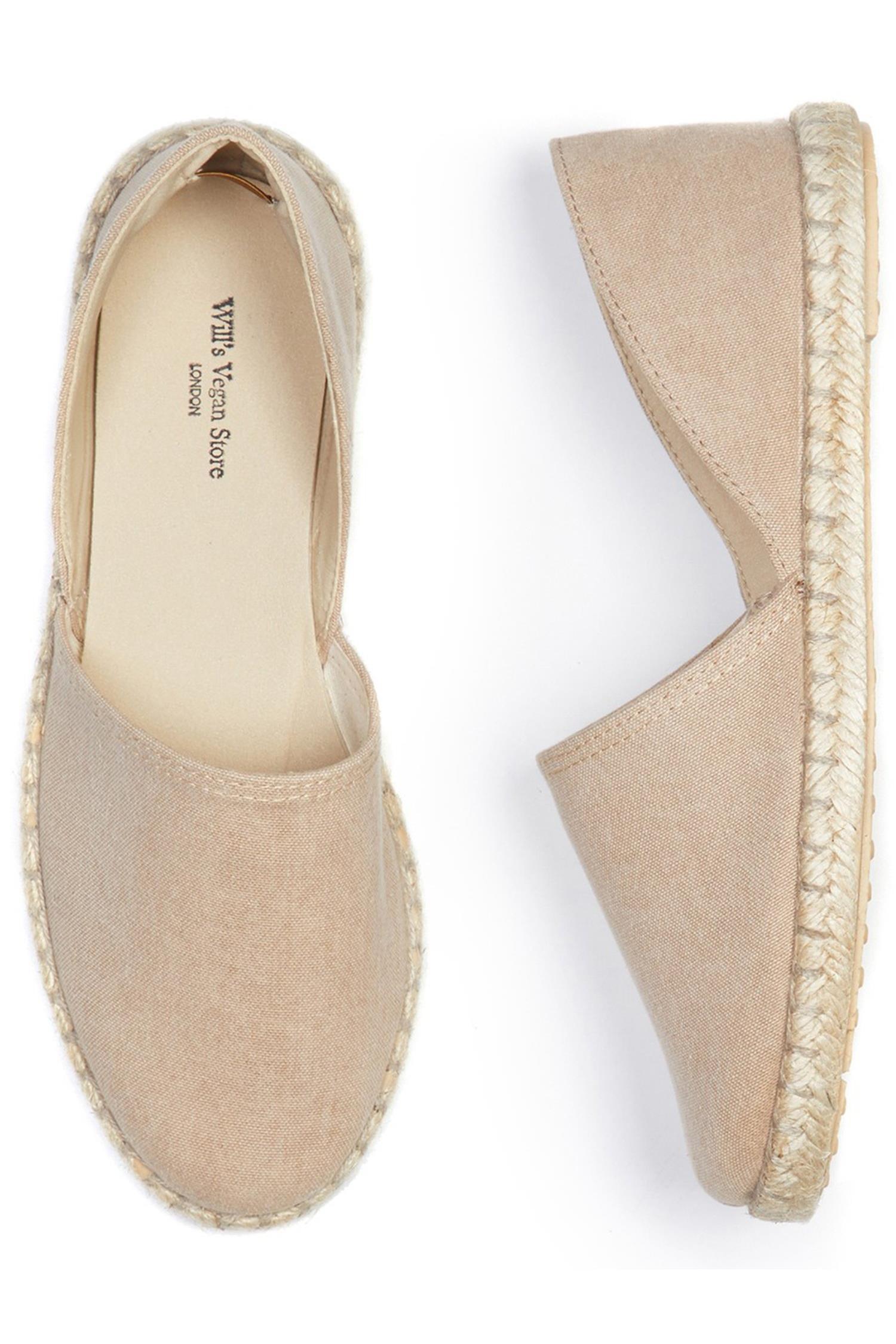 Will's Vegan Store Damen vegan Sandalen Espadrille Beige