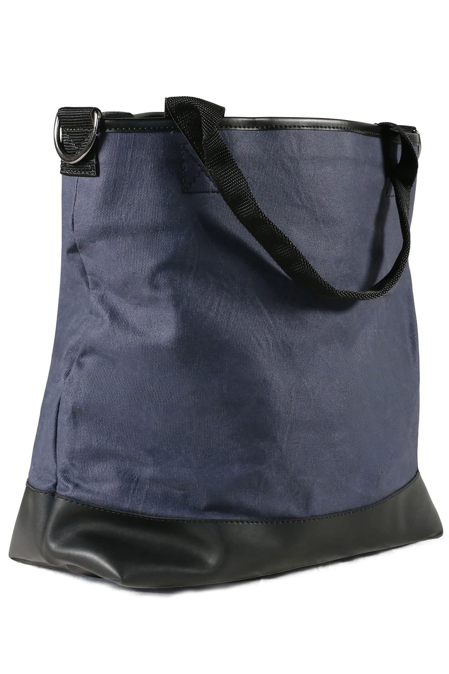 Will's Vegan Store Tote Donkerblauw Zwart