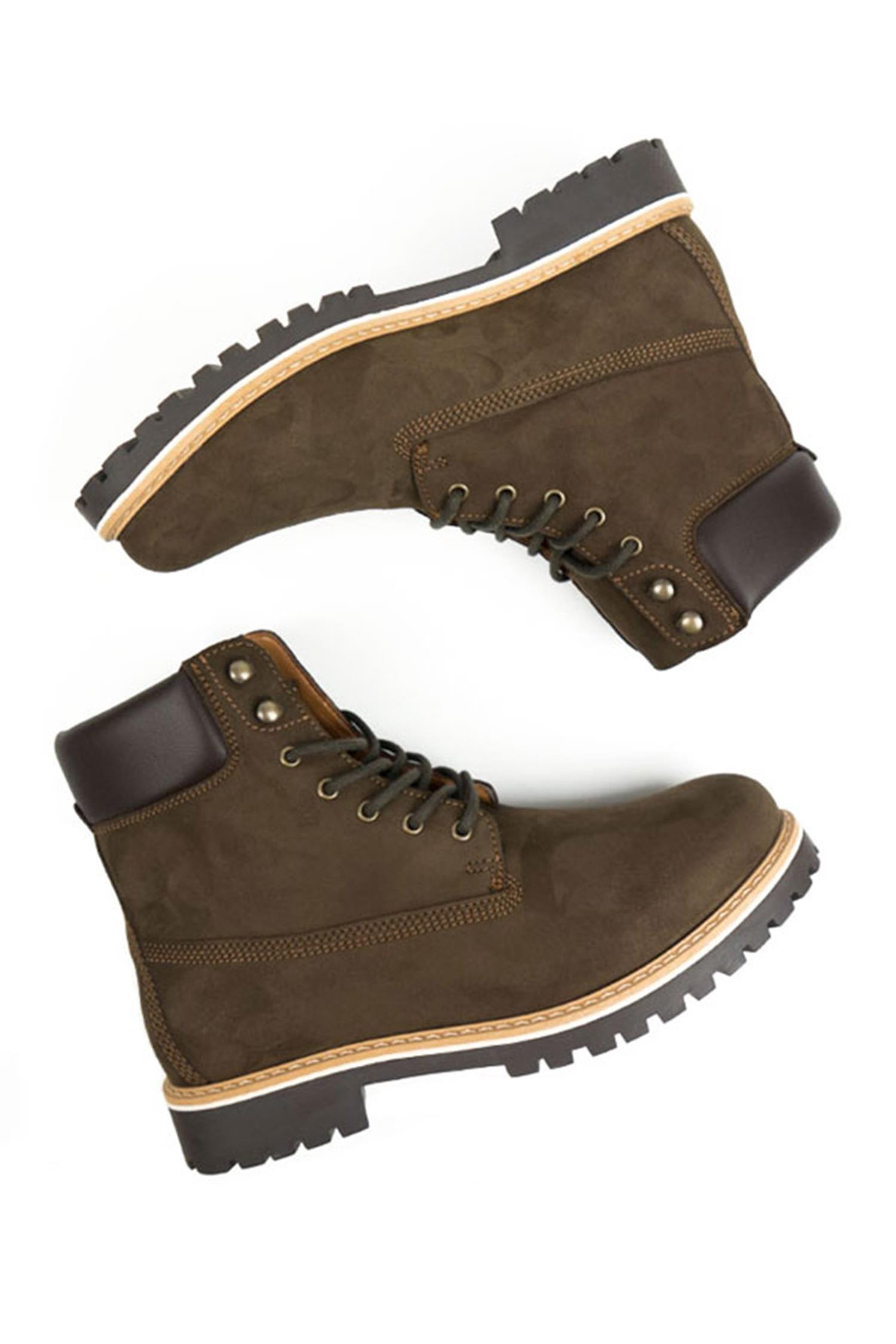 Will's Vegan Store Damen vegan Dock Boots Dunkelbraun