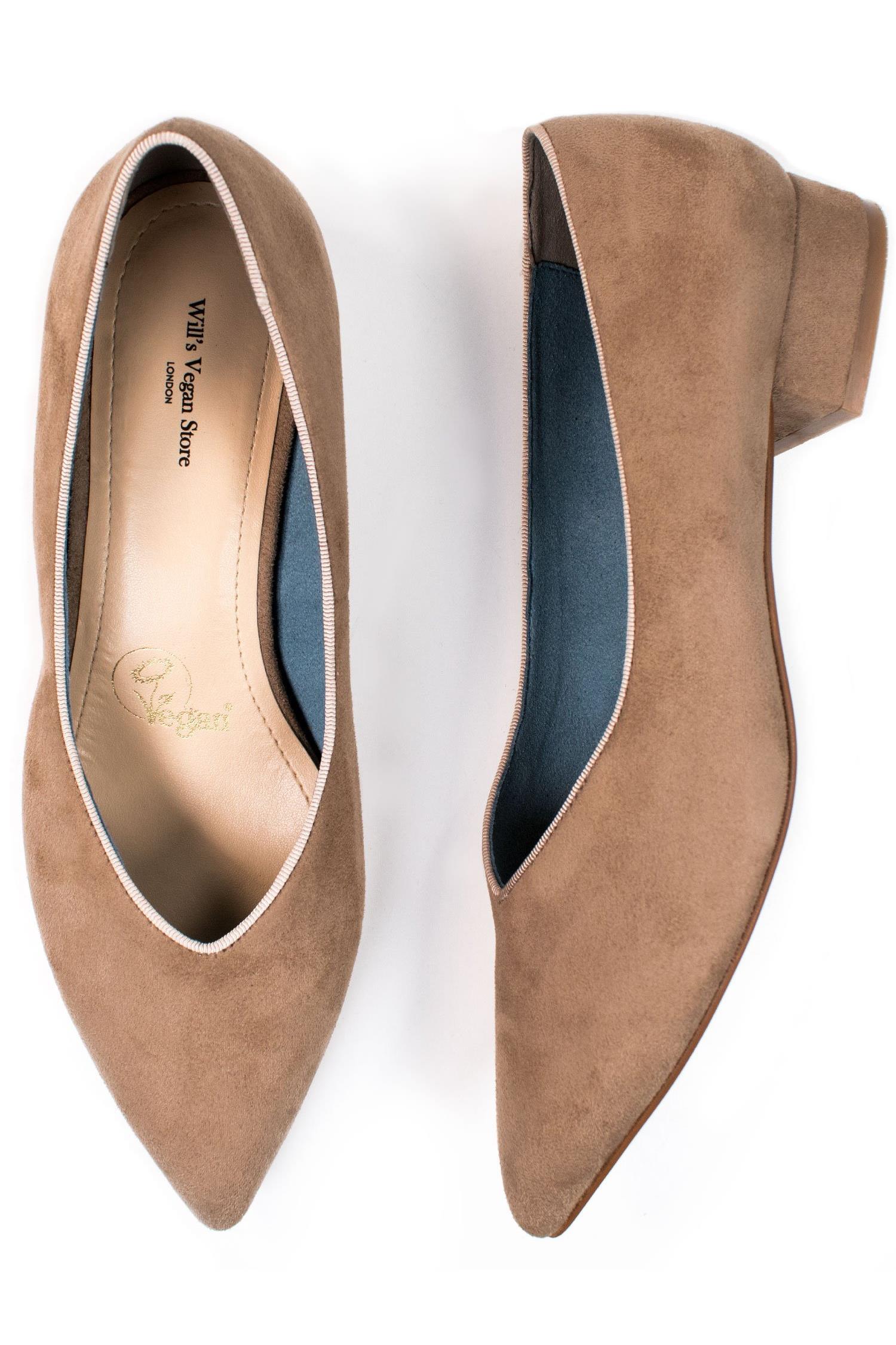 Image of Will's Vegan Store dames vegan Ballerina's Point Lichtbruin