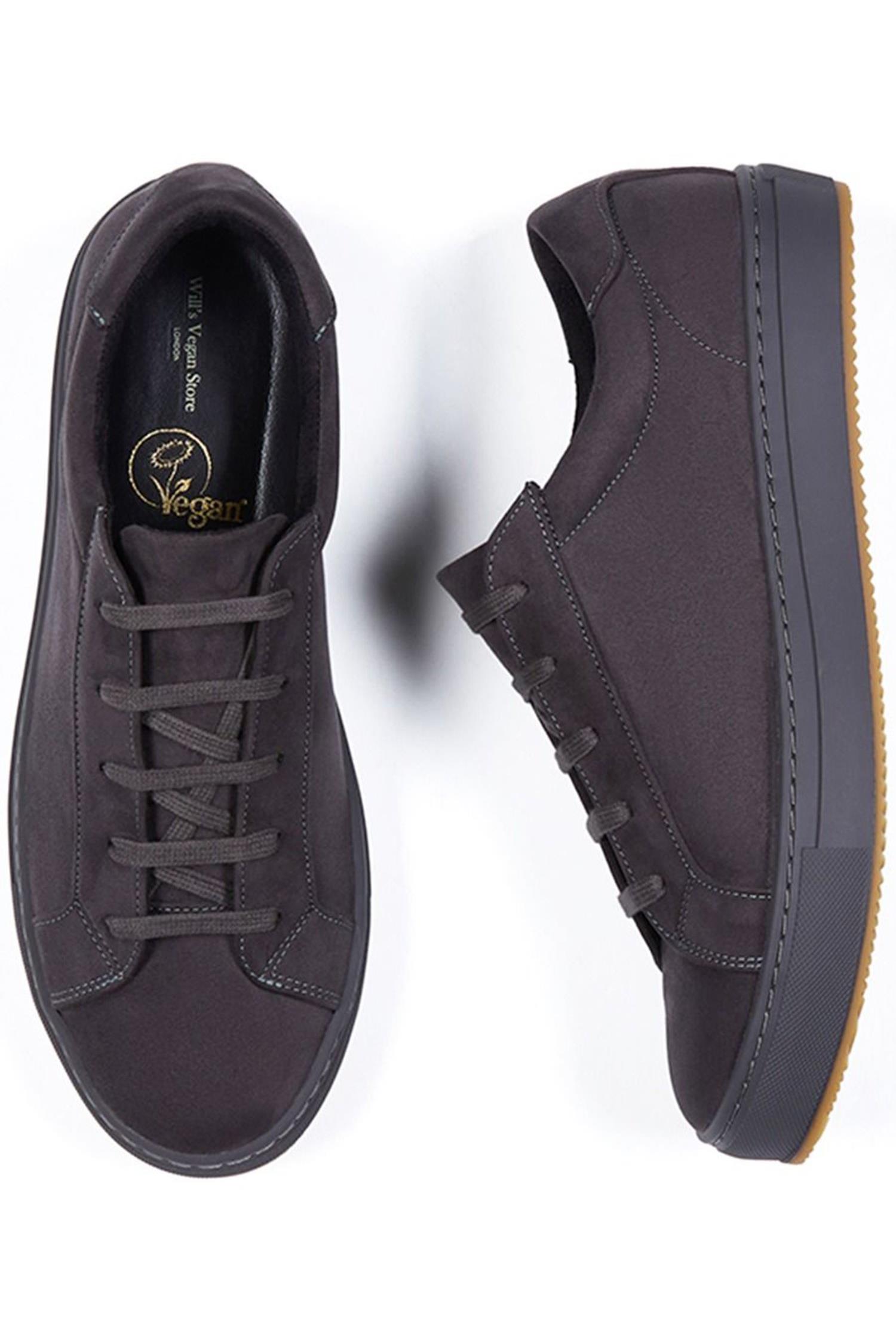 Image of Will's Vegan Store dames vegan Sneakers Vegan Suede Grijs