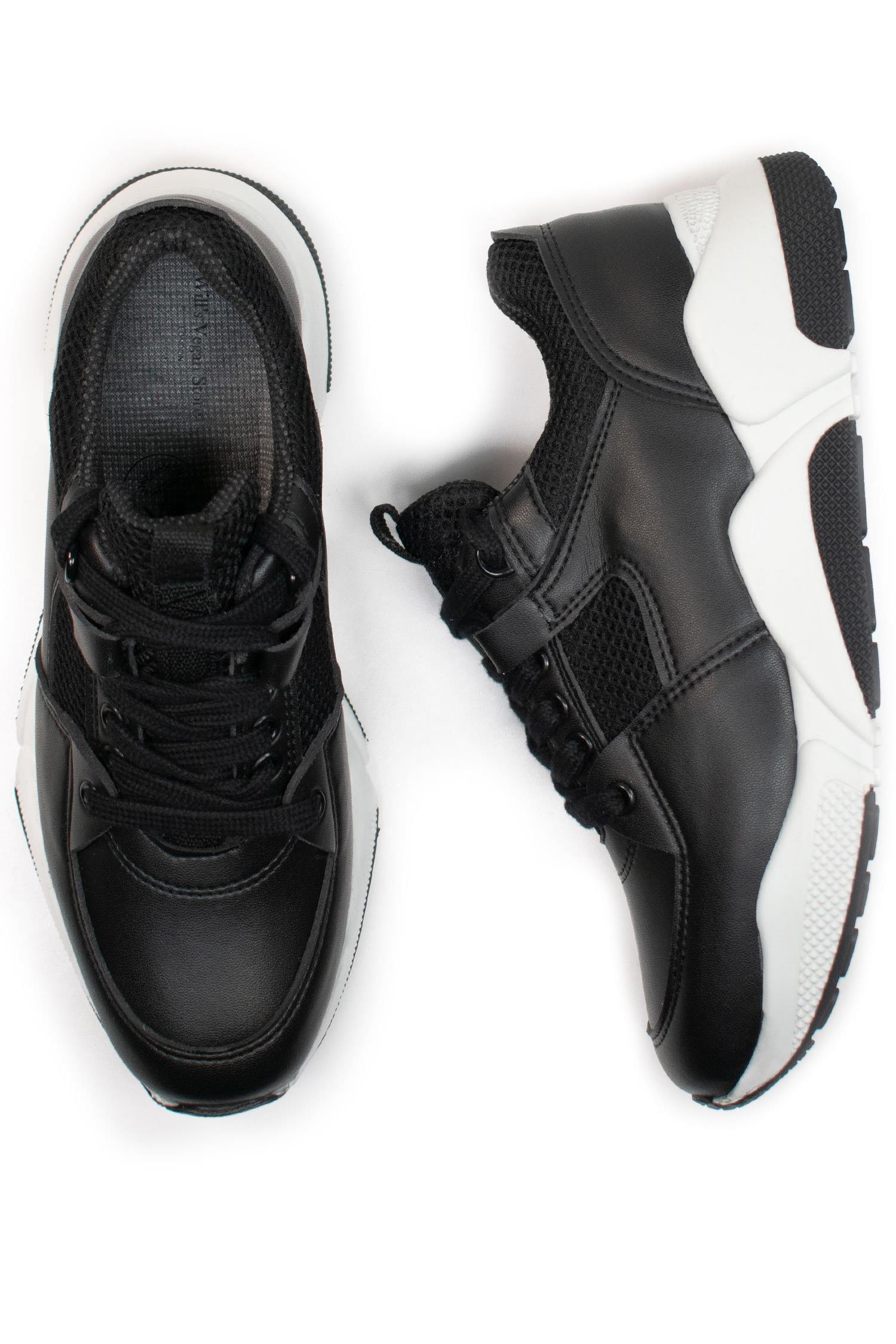 Image of Will's Vegan Store dames vegan Sneakers Chicago Low Tops Zwart