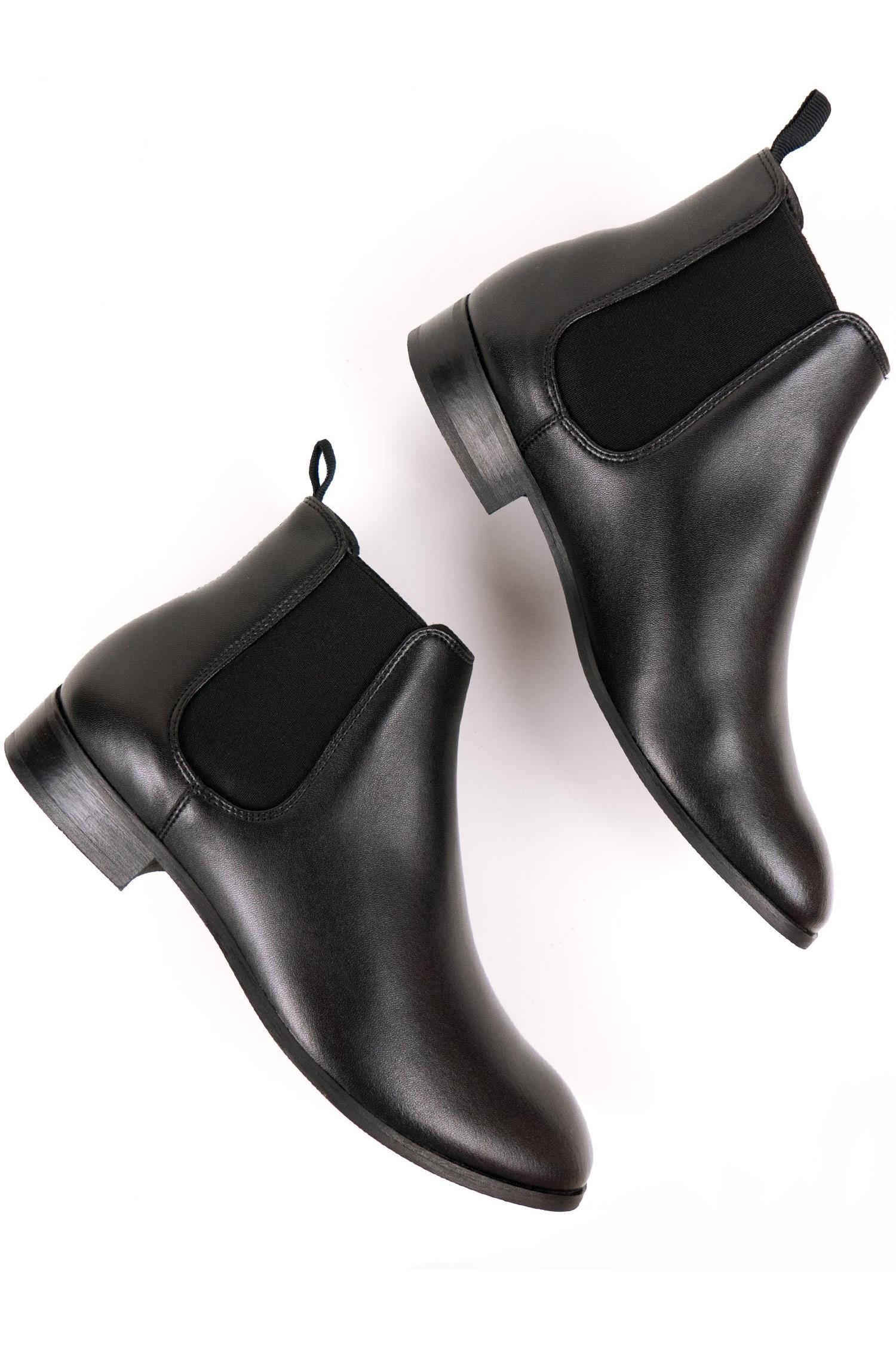 Will's Vegan Store men vegan Chelsea Boots Black