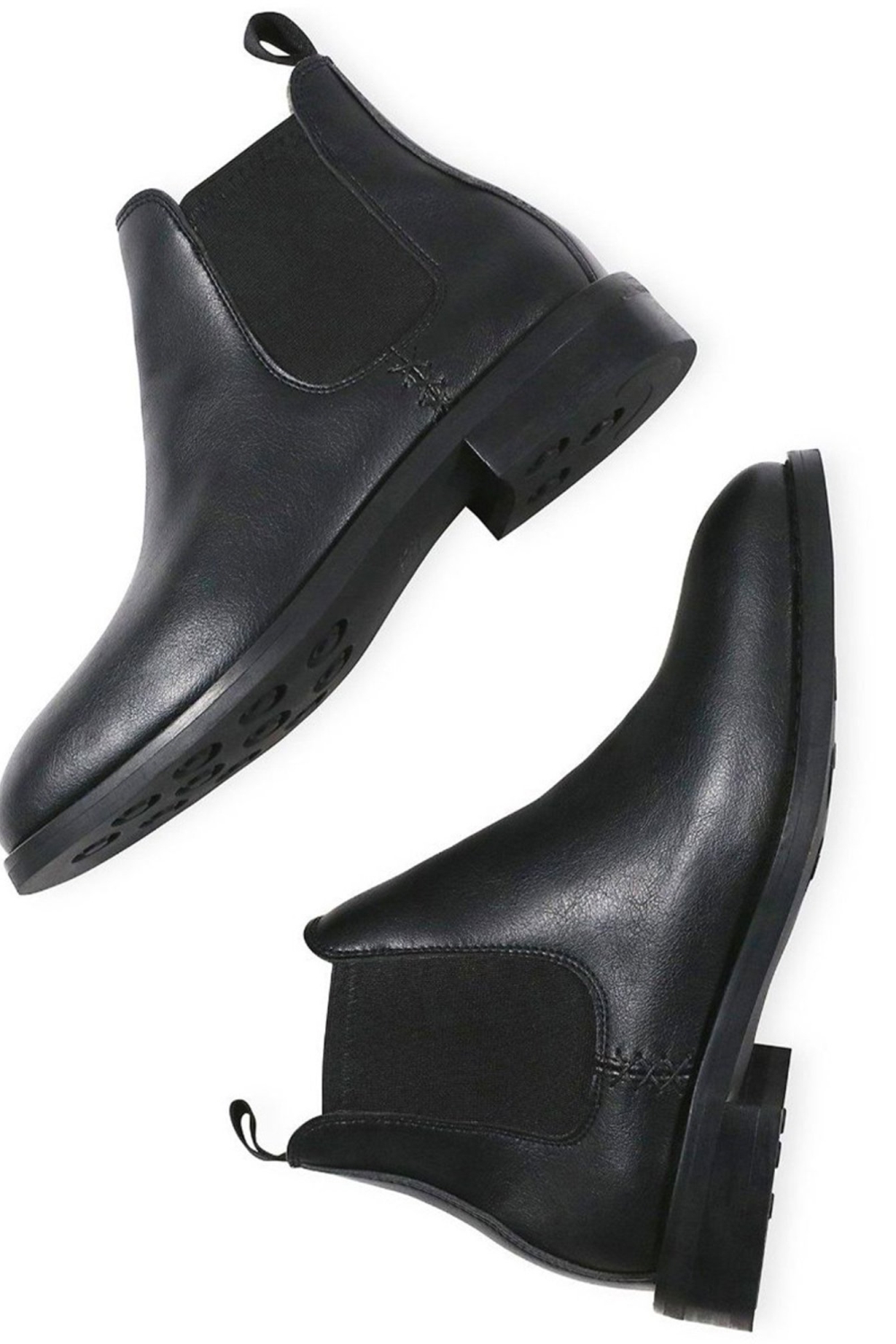 Image of Will's Vegan Store mannen vegan Chelsea Boots Waterproof Zwart